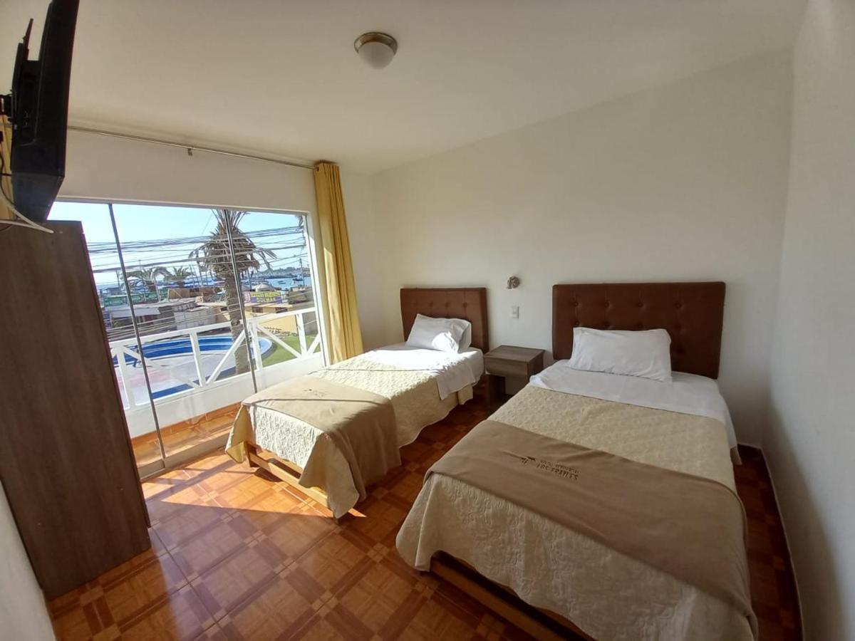 Hostal Los Frayles Paracas Buitenkant foto